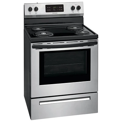 Cuisinière électr. autonome serpentins four autonett. 5,3 pi³ 30 po Frigidaire (CFEF3016VS) - Inox