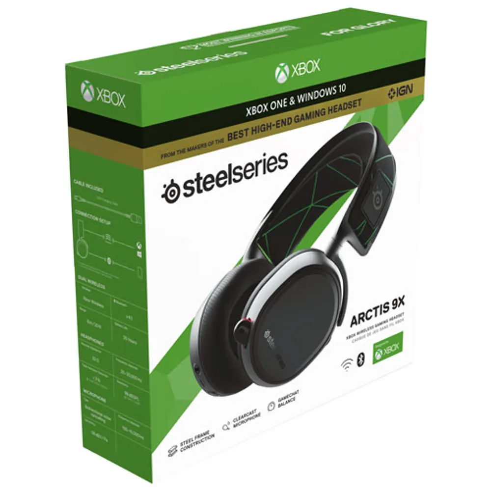 SteelSeries Arctis 9X Wireless Headset Black