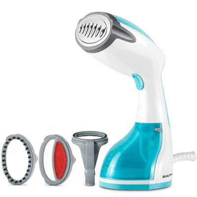 HLD 1200-Watt Handheld Steamer for Clothes,30 Second Heat-up, Fluid Ounce Water Tank,Aqua | Bramalea City Centre HLD 1200-Watt Handheld Steamer for Clothes,30 Second Heat-up, Fluid Ounce Water Tank,Aqua | Bramalea City Centre