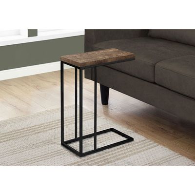 Monarch Contemporary Rectangular Accent C-Table - Brown