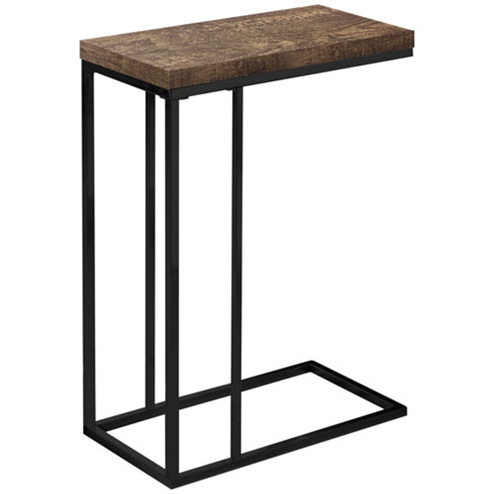 Monarch Contemporary Rectangular Accent C-Table - Brown