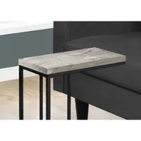 Monarch Contemporary Rectangular Accent C-Table - Grey