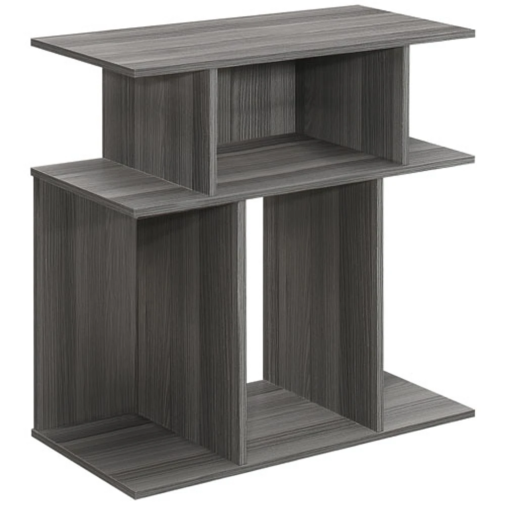 Monarch Contemporary Rectangular Accent Table with Shelves