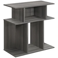 Table d'appoint rectangulaire contemporaine avec tablettes de Monarch