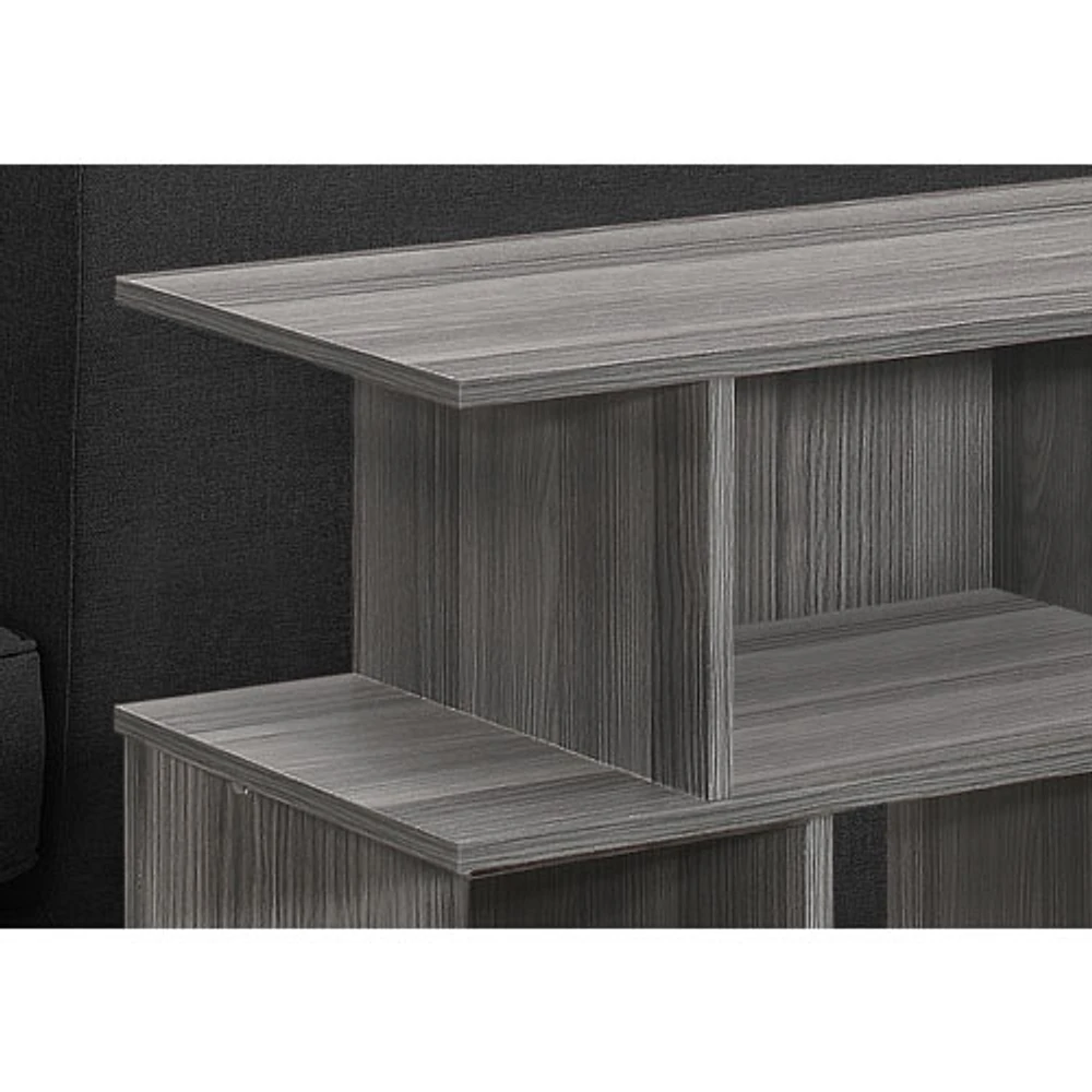 Monarch Contemporary Rectangular Accent Table with Shelves