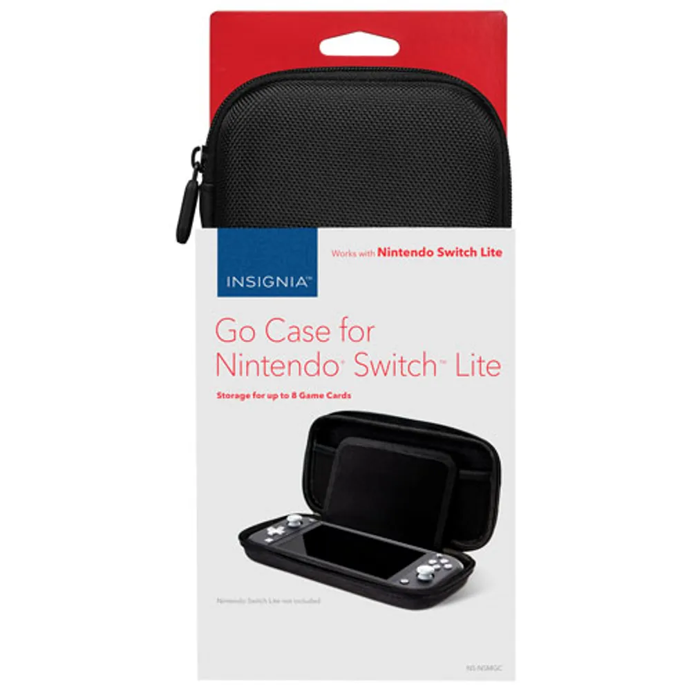 Insignia Go Carrying Case for Switch Lite - Black - Only at Best Buy