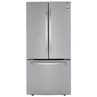 LG 33" 25.1 Cu. Ft. French Door Refrigerator with Ice Dispenser (LRFCS2503S) - Stainless Steel