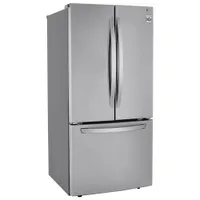 LG 33" 25.1 Cu. Ft. French Door Refrigerator with Ice Dispenser (LRFCS2503S) - Stainless Steel