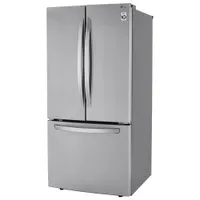 LG 33" 25.1 Cu. Ft. French Door Refrigerator with Ice Dispenser (LRFCS2503S) - Stainless Steel