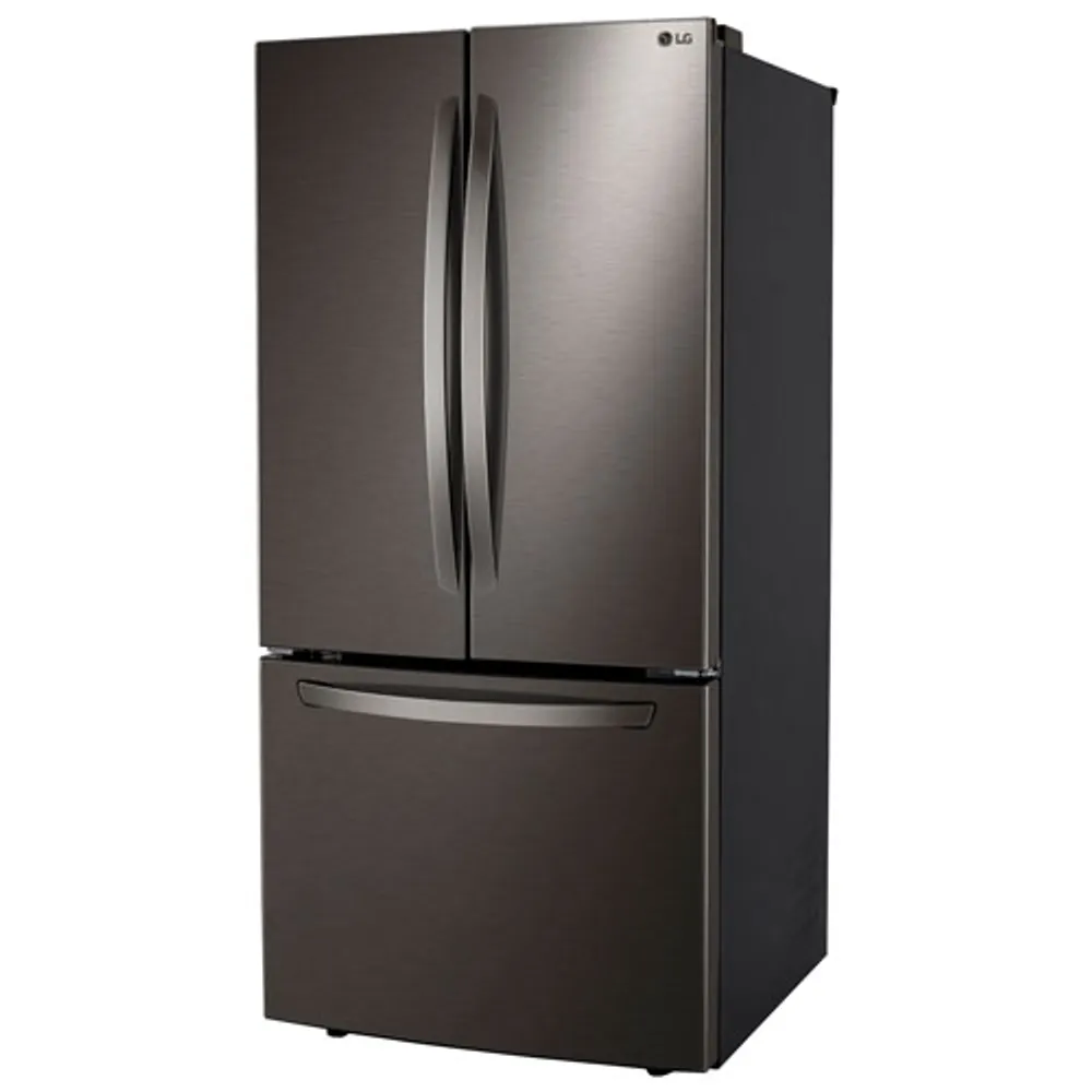 LG 33" 25.1 Cu. Ft. French Door Refrigerator with Ice Dispenser (LRFCS2503D) - Black Stainless Steel