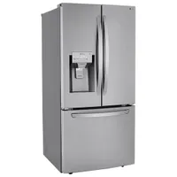 LG 33" 24.5 Cu. Ft French Door Refrigerator with Water & Ice Dispenser (LRFXS2503S) -Stainless Steel