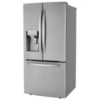 LG 33" 24.5 Cu. Ft French Door Refrigerator with Water & Ice Dispenser (LRFXS2503S) -Stainless Steel