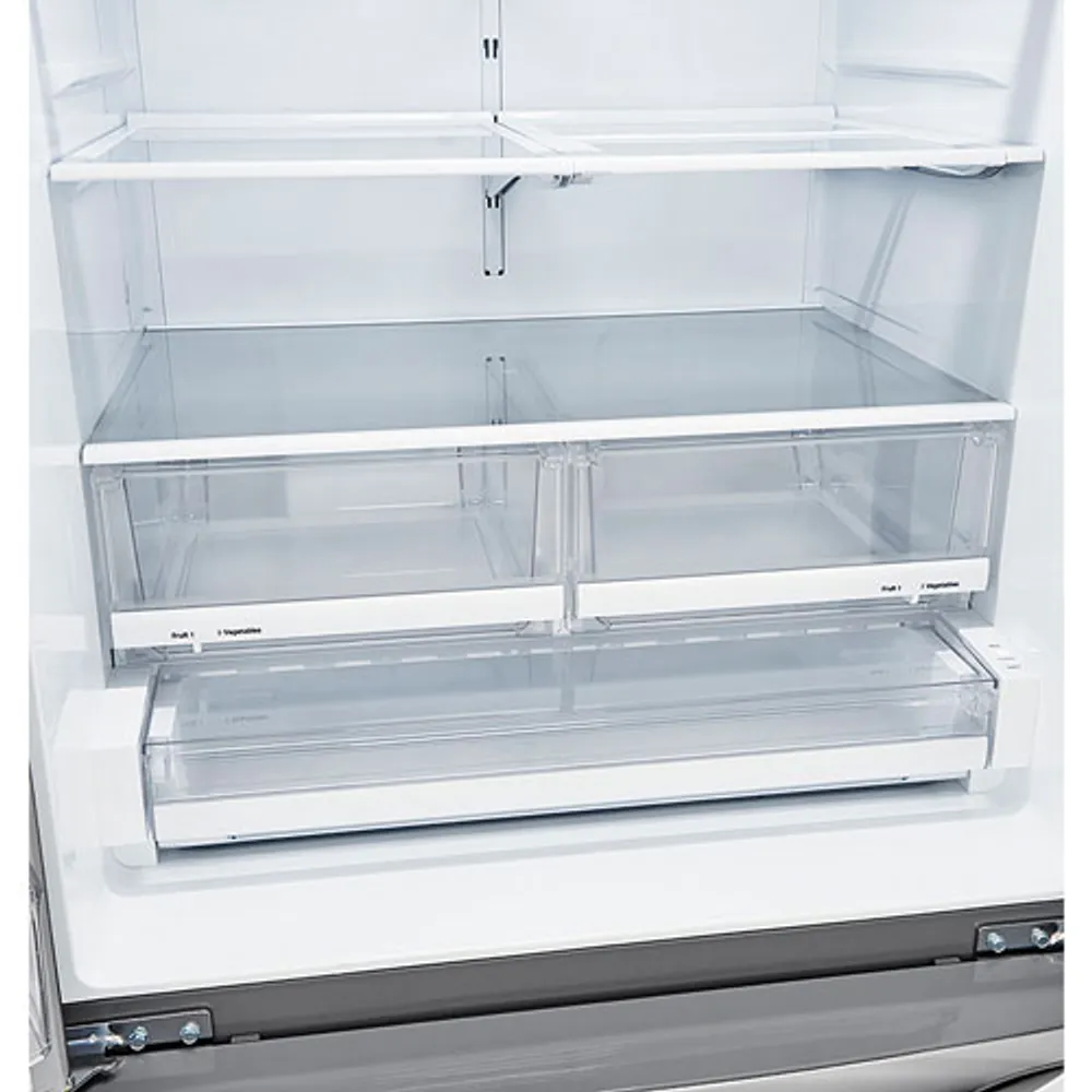 LG 33" 24.5 Cu. Ft French Door Refrigerator with Water & Ice Dispenser (LRFXS2503S) -Stainless Steel