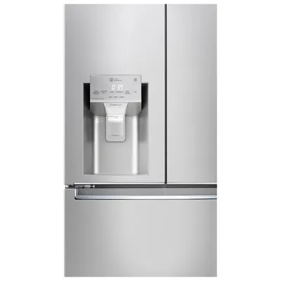 LG 33" 18.3 Cu Ft French Door Refrigerator with Water & Ice Dispenser (LRMXC1803S) -Stainless Steel