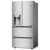 LG 33" 18.3 Cu Ft French Door Refrigerator with Water & Ice Dispenser (LRMXC1803S) -Stainless Steel