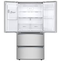 LG 33" 18.3 Cu Ft French Door Refrigerator with Water & Ice Dispenser (LRMXC1803S) -Stainless Steel