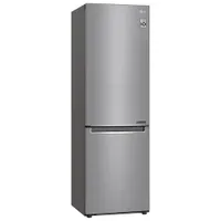 LG 24" 11.9 Cu. Ft. Counter-Depth Bottom Freezer Refrigerator (LBNC12231V) - Platinum Silver