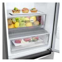 LG 24" 11.9 Cu. Ft. Counter-Depth Bottom Freezer Refrigerator (LBNC12231V) - Platinum Silver