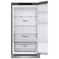 LG 24" 11.9 Cu. Ft. Counter-Depth Bottom Freezer Refrigerator (LBNC12231V) - Platinum Silver