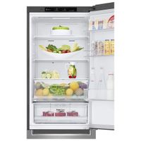 LG 24" 11.9 Cu. Ft. Counter-Depth Bottom Freezer Refrigerator (LBNC12231V) - Platinum Silver