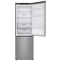 LG 24" 11.9 Cu. Ft. Counter-Depth Bottom Freezer Refrigerator (LBNC12231V) - Platinum Silver