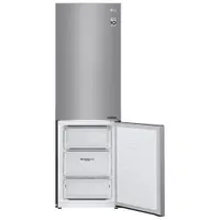 LG 24" 11.9 Cu. Ft. Counter-Depth Bottom Freezer Refrigerator (LBNC12231V) - Platinum Silver