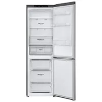 LG 24" 11.9 Cu. Ft. Counter-Depth Bottom Freezer Refrigerator (LBNC12231V) - Platinum Silver