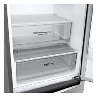 LG 24" 11.9 Cu. Ft. Counter-Depth Bottom Freezer Refrigerator (LBNC12231V) - Platinum Silver