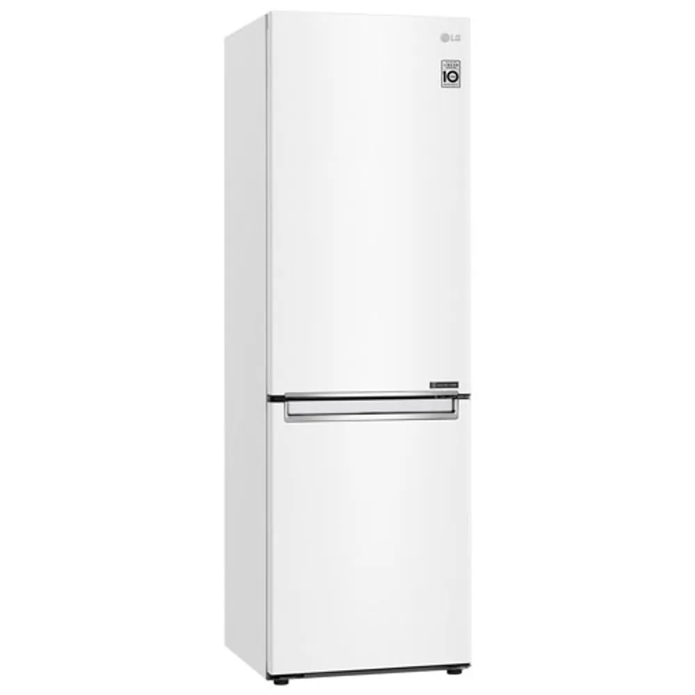 LG 24" 11.9 Cu. Ft. Counter-Depth Bottom Freezer Refrigerator (LBNC12231W) - White