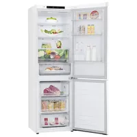 LG 24" 11.9 Cu. Ft. Counter-Depth Bottom Freezer Refrigerator (LBNC12231W) - White