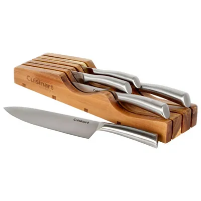Cuisinart German Stainless Steel 6-Piece Knife Block Set (SSC-6WTC)