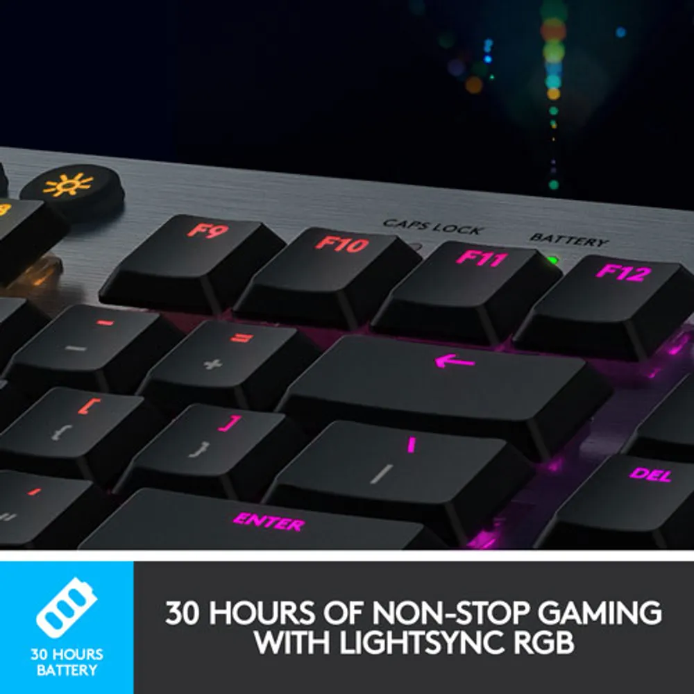 Logitech G915 Wireless Backlit Mechanical Linear Gaming Keyboard