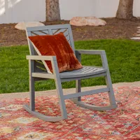 Winmoor Home Patio Rocking Chair - Grey Wash