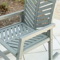 Winmoor Home Patio Rocking Chair - Grey Wash