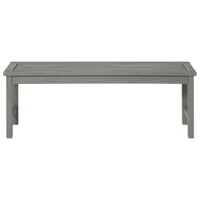 Winmoor Home Acacia Wood Patio Bench - Grey Wash