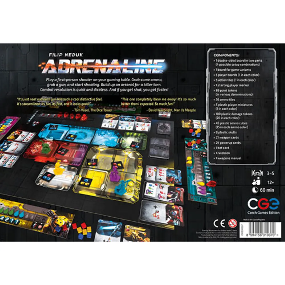 Jeu de société Adrenaline - Anglais