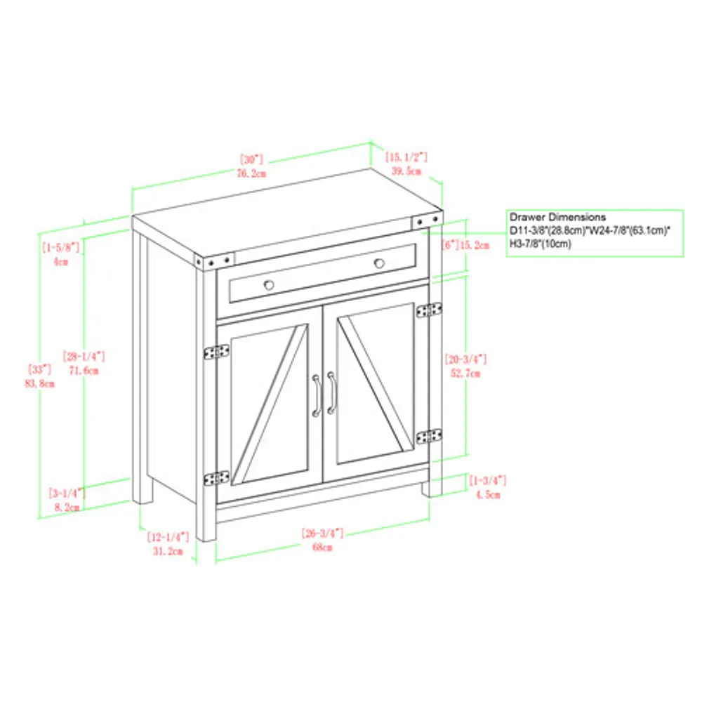 Farmhouse Transitional Square Accent Table - Grey Wash