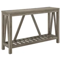 Winmoor Home Transitional Rectangular Accent Table - Grey