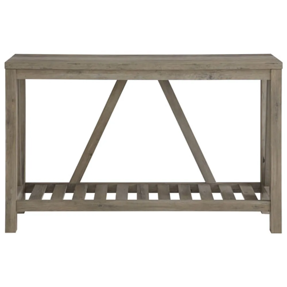 Winmoor Home Transitional Rectangular Accent Table - Grey