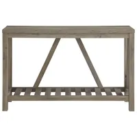 Winmoor Home Transitional Rectangular Accent Table - Grey