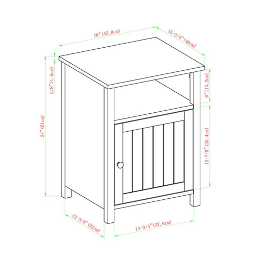 Winmoor Home Grooved Transitional Square Accent Table - Grey Wash