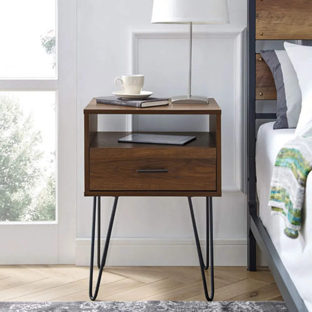 Winmoor Home Modern 1-Drawer Nightstand