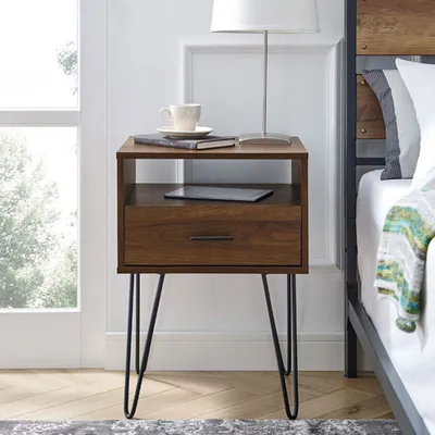 Winmoor Home Modern 1-Drawer Nightstand