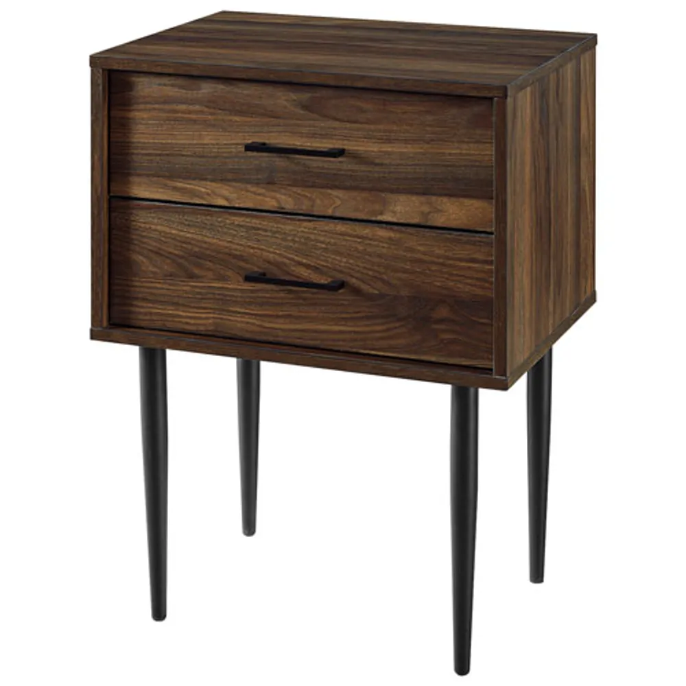 Winmoor Home Modern Square Accent Table - Dark Walnut