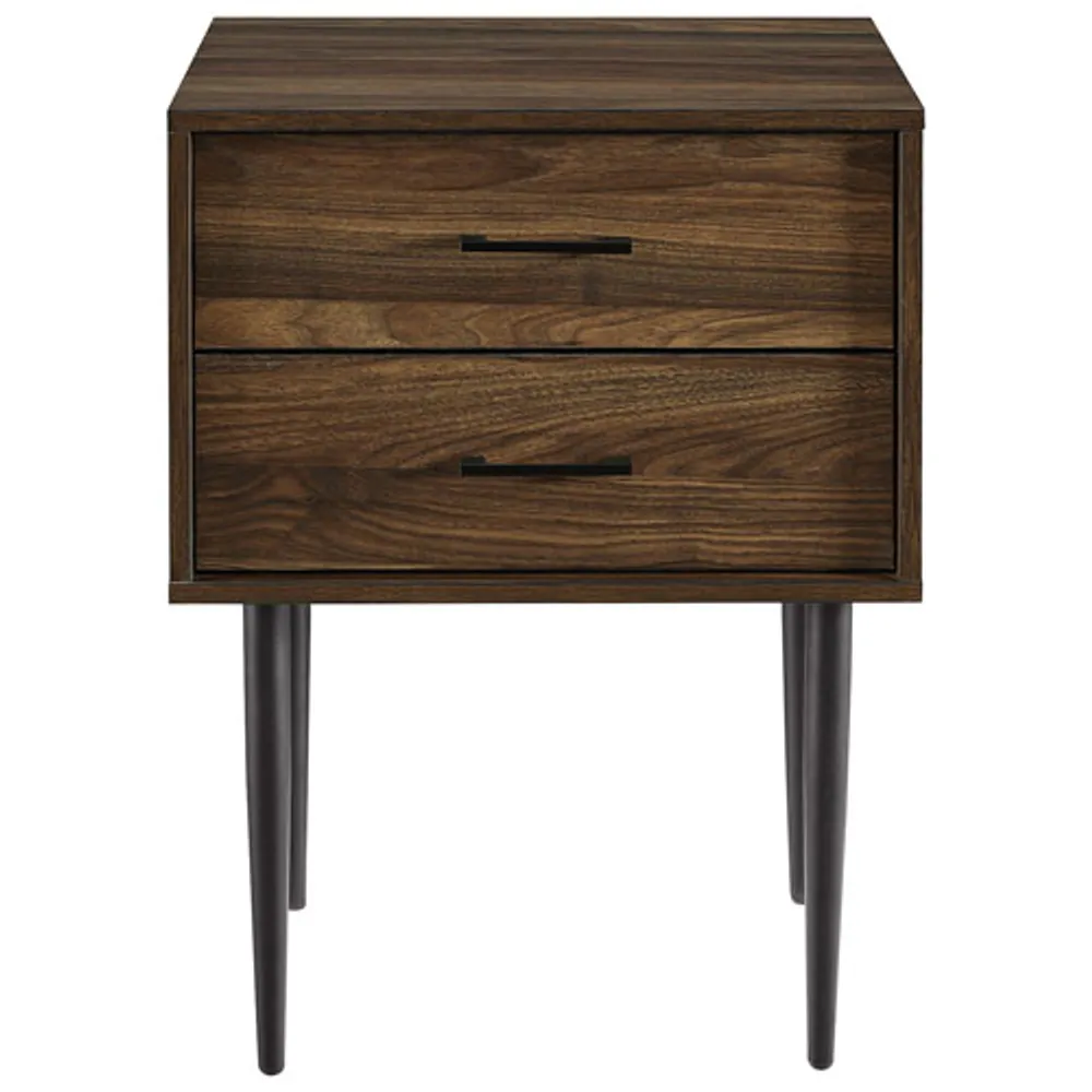 Winmoor Home Modern Square Accent Table - Dark Walnut