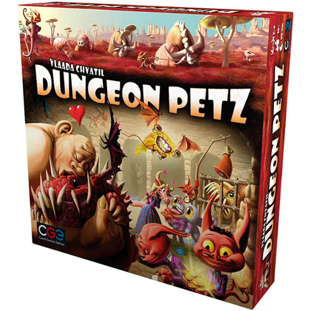 Dungeon Petz Board Game - English