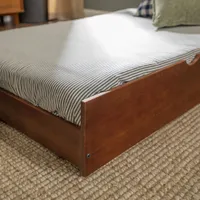 Winmoor Home Traditional Trundle Bed - Twin - Walnut