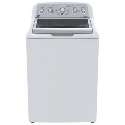 GE 5.0 Cu. Ft. High Efficiency Top Load Washer (GTW575BMMWS) - White