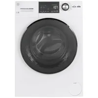 GE 2.8 Cu. Ft. Front Load Steam Washer (GFW148SSMWW) - White