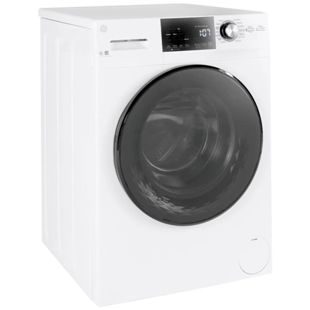 GE 2.8 Cu. Ft. Front Load Steam Washer (GFW148SSMWW) - White